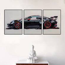 Charger l'image dans la galerie, Canvas 3 pièces super car